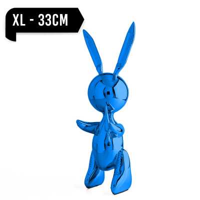 Jeff Koons Balloon Rabbit (XL) Blue - Thumbnail