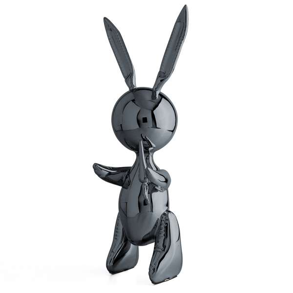 Jeff Koons Balloon Rabbit (XL) Graphite Black
