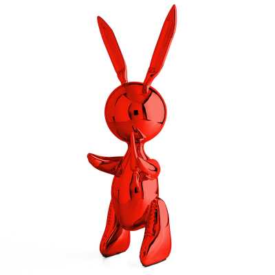 Jeff Koons Balloon Rabbit (XL) Red - Thumbnail