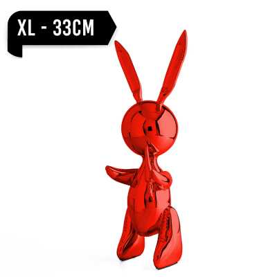 Jeff Koons Balloon Rabbit (XL) Red - Thumbnail