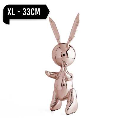 Jeff Koons Balloon Rabbit (XL) Rose Gold - Thumbnail