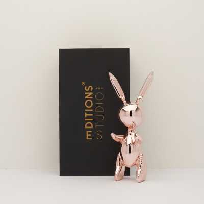 Jeff Koons Balloon Rabbit (XL) Rose Gold - Thumbnail