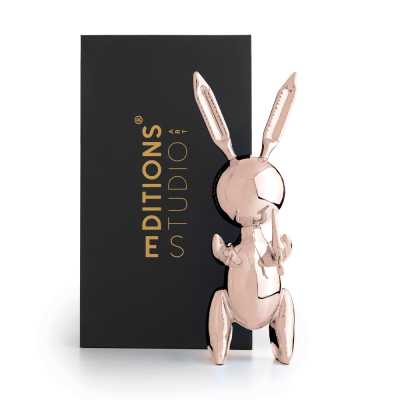 Jeff Koons Balloon Rabbit (XL) Rose Gold - Thumbnail