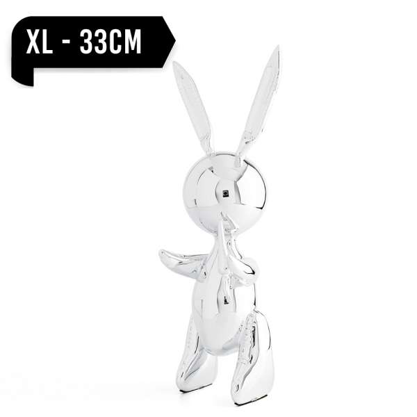 Jeff Koons Balloon Rabbit (XL) Silver