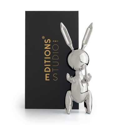 Jeff Koons Balloon Rabbit (XL) Silver - Thumbnail