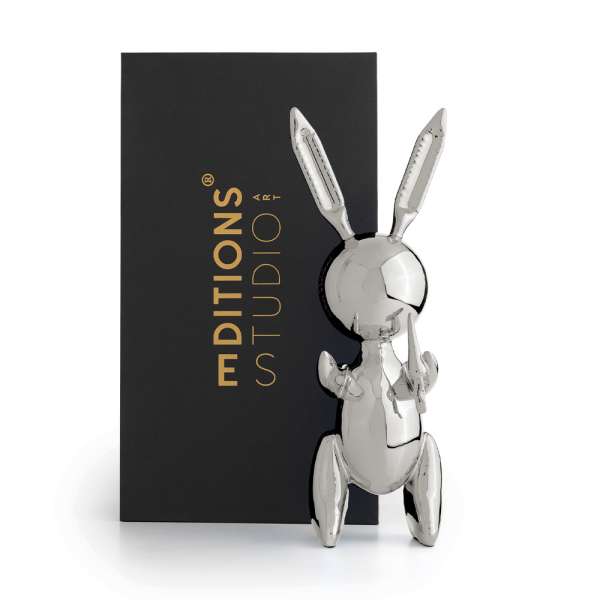 Jeff Koons Balloon Rabbit (XL) Silver