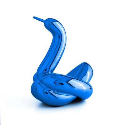 Jeff Koons Balloon Swan (Large) Blue - Thumbnail