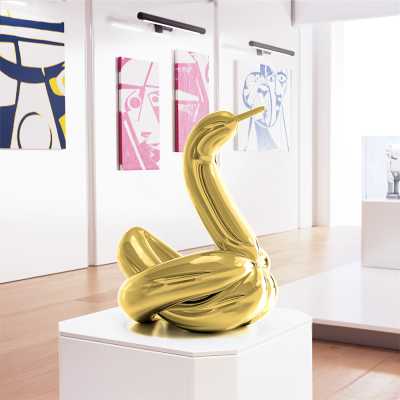 Jeff Koons Balloon Swan (Large) Gold - Thumbnail