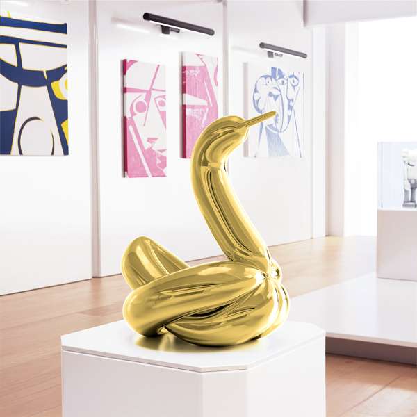 Jeff Koons Balloon Swan (Large) Gold