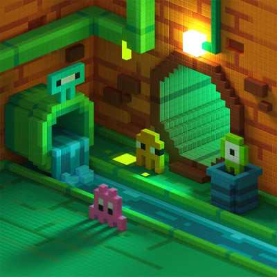 Pixio Mini Monsters İnteraktif Mıknatıslı Manyetik Blok Oyuncak - Thumbnail