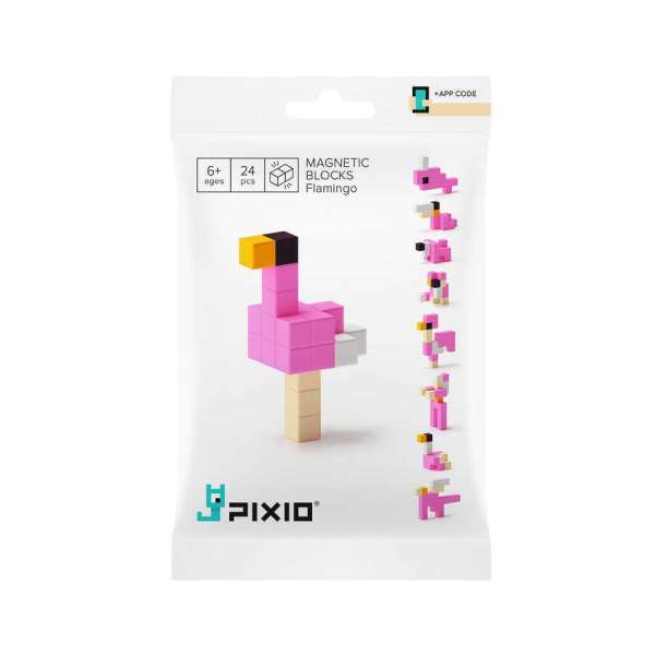 Pixio Flamingo İnteraktif Mıknatıslı Manyetik Blok Oyuncak