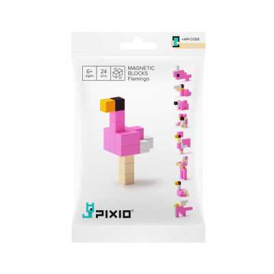 PIXIO - Pixio Flamingo İnteraktif Mıknatıslı Manyetik Blok Oyuncak