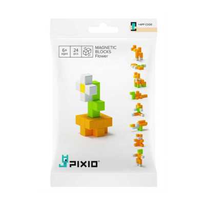 PIXIO - Pixio Flower İnteraktif Mıknatıslı Manyetik Blok Oyuncak