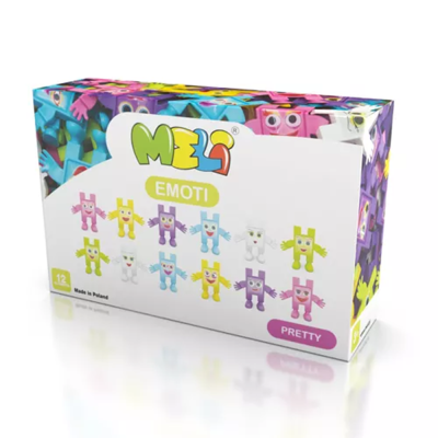 Meli Toys - Meli Toys Blok Oyuncak Emoti Pretty