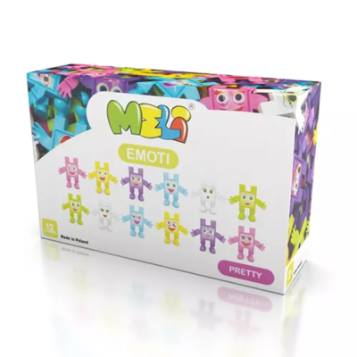 Meli Toys Blok Oyuncak Emoti Pretty - Thumbnail