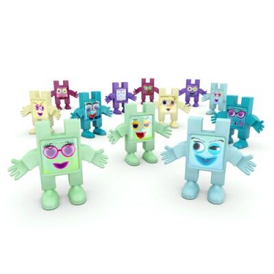 Meli Toys Blok Oyuncak Emoti Rainbow - Thumbnail