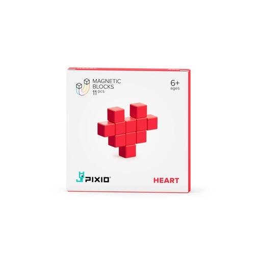 Pixio Red Heart İnteraktif Mıknatıslı Manyetik Blok Oyuncak