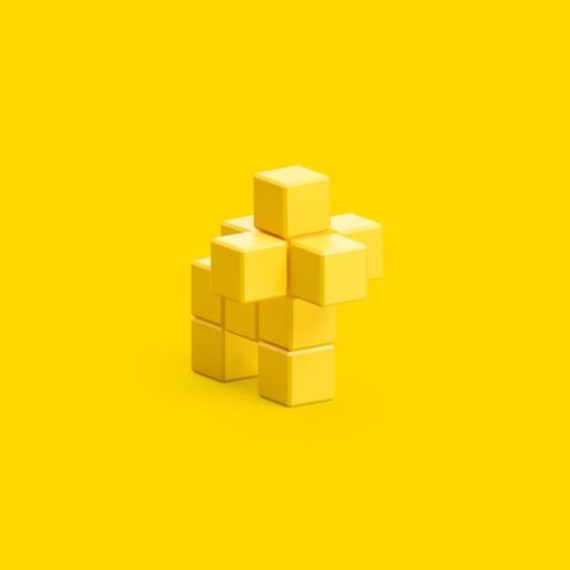 Pixio Yellow Lion İnteraktif Mıknatıslı Manyetik Blok Oyuncak
