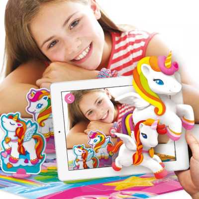 AR Floor Puzzles Unicorn Aplikasyon Destekli Arttırılmış Gerçeklik Oyunu - Thumbnail