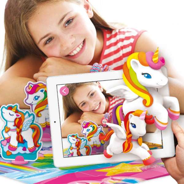 AR Floor Puzzles Unicorn Aplikasyon Destekli Arttırılmış Gerçeklik Oyunu