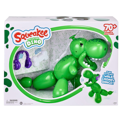 Squeakee Dino İnteraktif Balon Dinozor - Thumbnail
