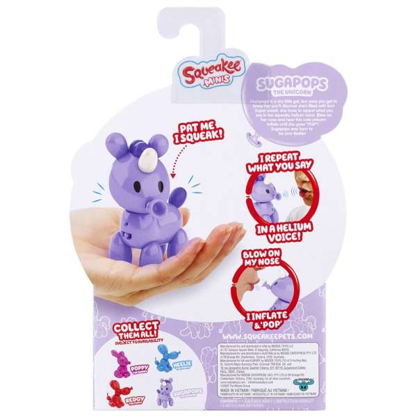 Squeakee Minis İnteraktif Balon Oyuncak Unicorn