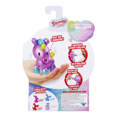 Squeakee Minis İnteraktif Balon Oyuncak Unicorn Rainbow - Thumbnail